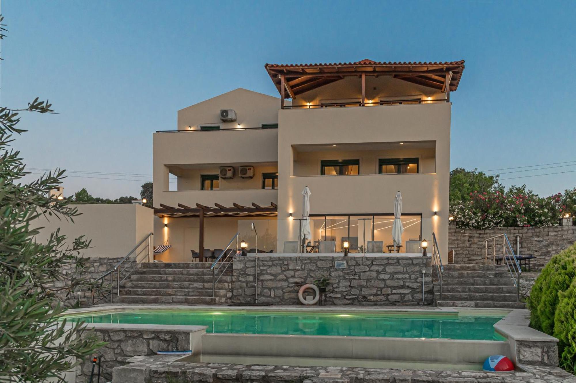 Episkopi-Chania Elarchon Villa Private Pool מראה חיצוני תמונה